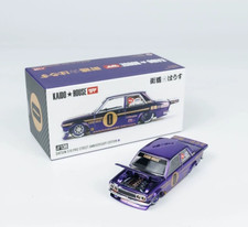 MINI GT Kaido House 1/64 Datsun 510 Pro Street Chrome Purple