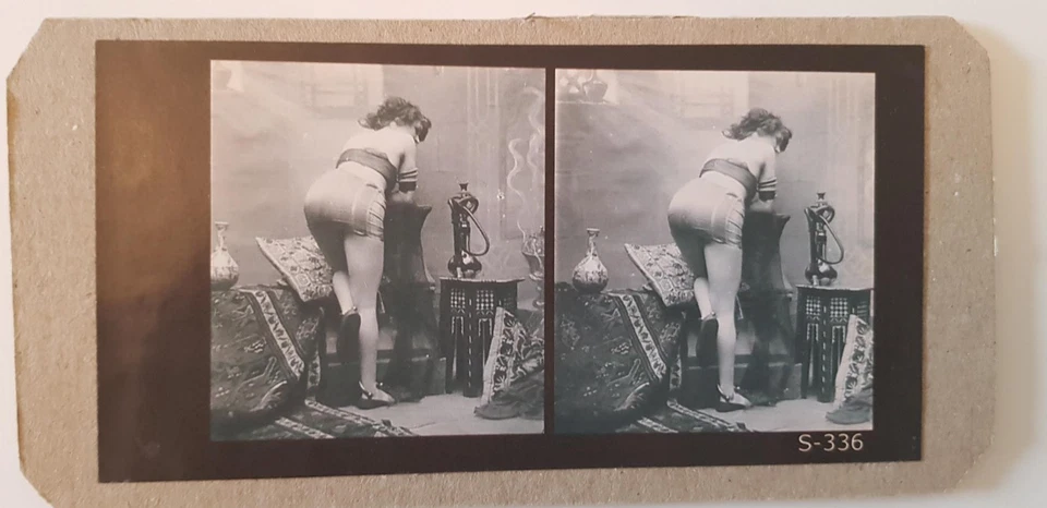 Stereoview desnudo europeo vintage Foto 4 de 4