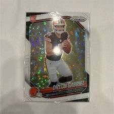 2025 Panini Prizm Disco Prizm Rookie Dillon Gabriel #372 Browns Football NFL