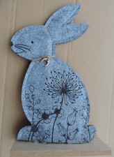 Preissenkung: Konvol. Oster-Schmuck: Filzhase, Keramik-Ei, 5Teile Strauß-Behang,