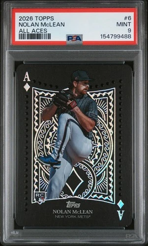 2026 Topps Series 1 Nolan McLean Base (PSA 9)