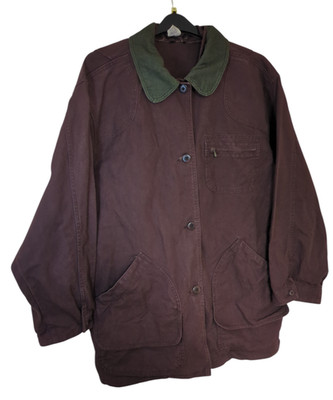 VINTAGE L.L Bean Field Coat XL Made in USA Freeport Maine Canvas Barn Jacke