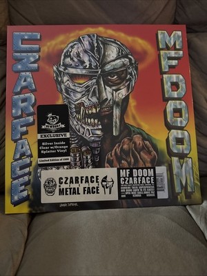 CZARFACE MEETS METAL FACE MF Doom LP Newbury Comics 1/1500 Wu-Tang Clan SEALED!