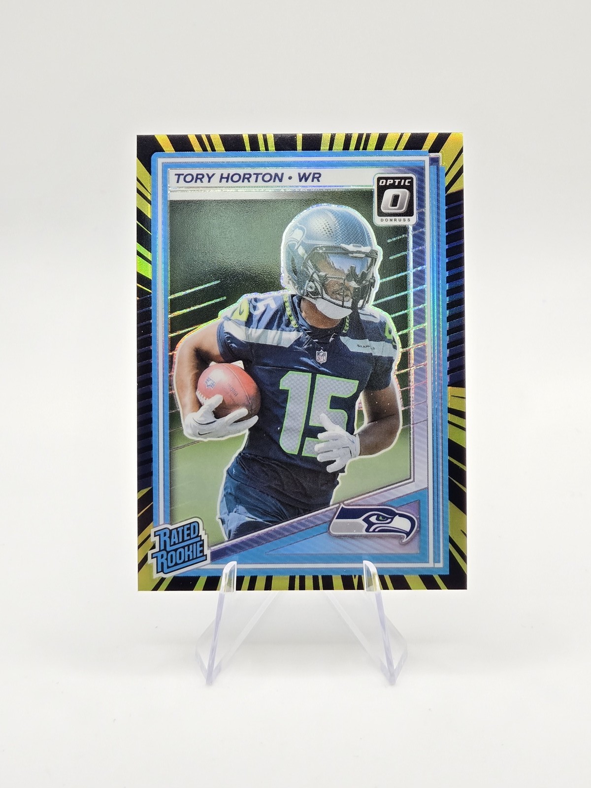 Tory Horton 2025 Donruss Optic RC Electricity SP #/75 #295
