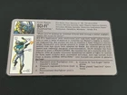 gi joe lot File Card 1993 Sci Fi Star Brigade Vehicle Drivers Nice Condition