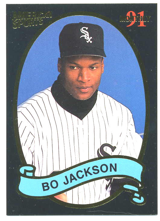 Bo Jackson 1991 American Sports Monthly Card #39 Chicago White Sox