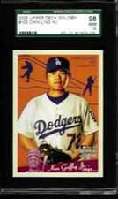 2008 Upper Deck Goudey #100 Chin-Ling Hu Dodgers SGC Gem 10 Stunningly Flawless!