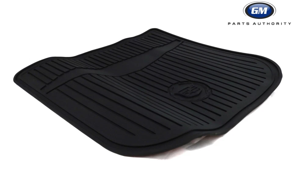 Коврик грузовой всепогодный премиум-класса для Cadillac SRX 2010-2016 годов выпуска 22829342 черный с логотипом изготовитель оборудования - Изображение 2 из 4