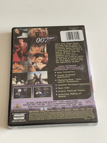 Octopussy (DVD, 2000) Special Edition New Sealed - Picture 2 of 3