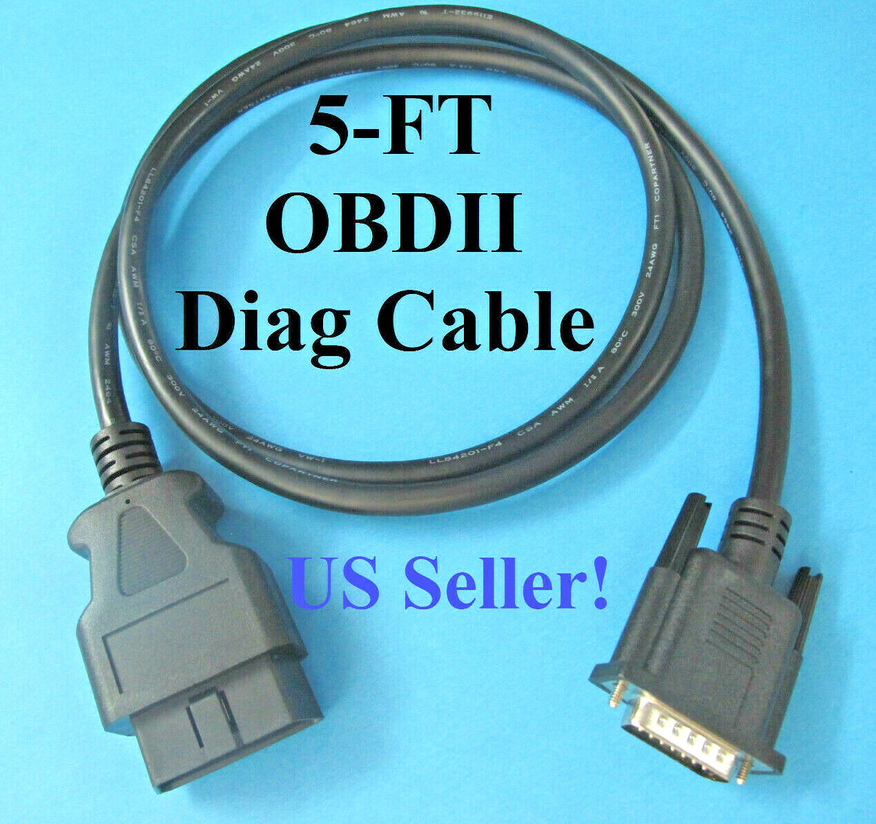 OBD2 OBDII Cable FOXWELL Scanner NT500 NT520 NT614 NT624 NT630 Plus Pro Elite-image