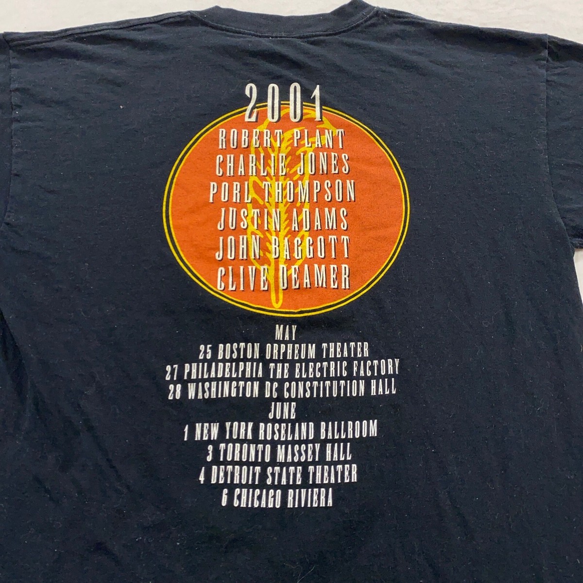 00s Robert Plant Strange Sensation Tシャツ 00s Robert Plant Strange Sensation Tシャツ vtg 2001 ROBERT PLANT