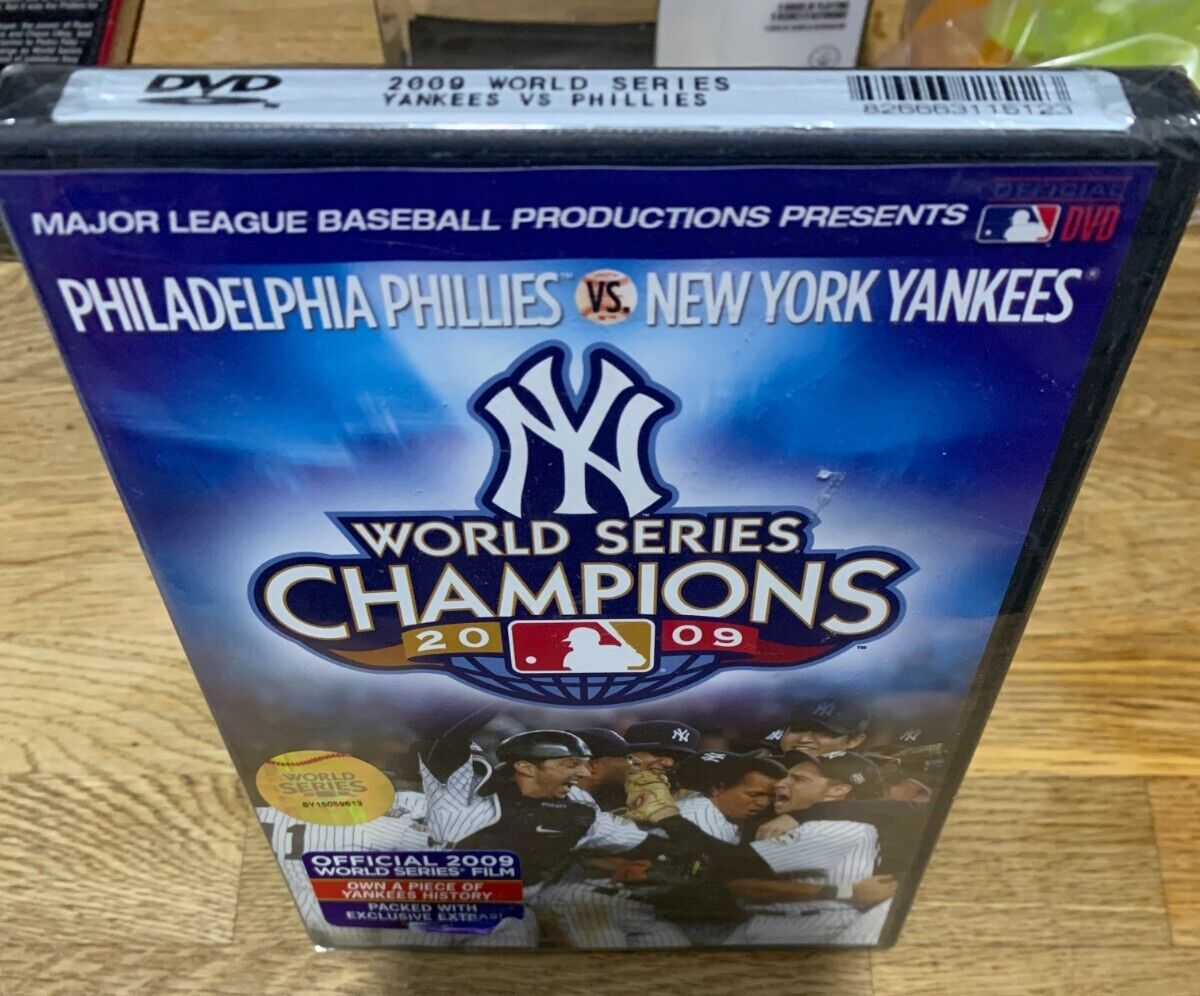 WORLD SERIES 2009 CHAMPIONS NEW YORK YANKEES DVD WS PHILADELPHIA PHILLIES  MLB 826663115123