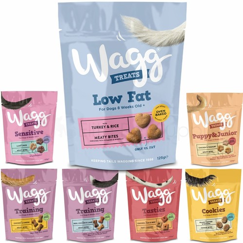 Wagg Dry Dog Food Training Treats Sensitive Puppy Natural Bone Biscuits