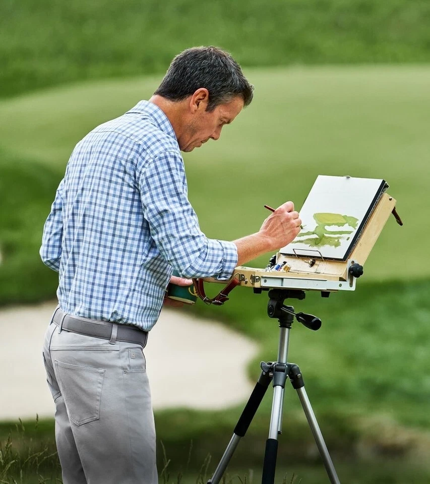Póster oficial de golf Masters Tournament 2017 Sergio García 18" x 24" Foto 2 de 4