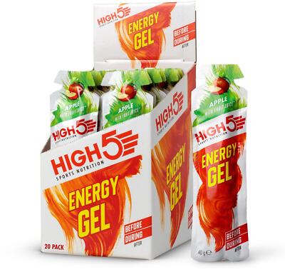 High5 Energy Gel, 20 x 40 g Beutel, Apple