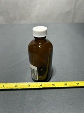 Thermo I-Chem Round Narrow-Mouth Amber Glass Bottles with Closure 125 ml 12/case