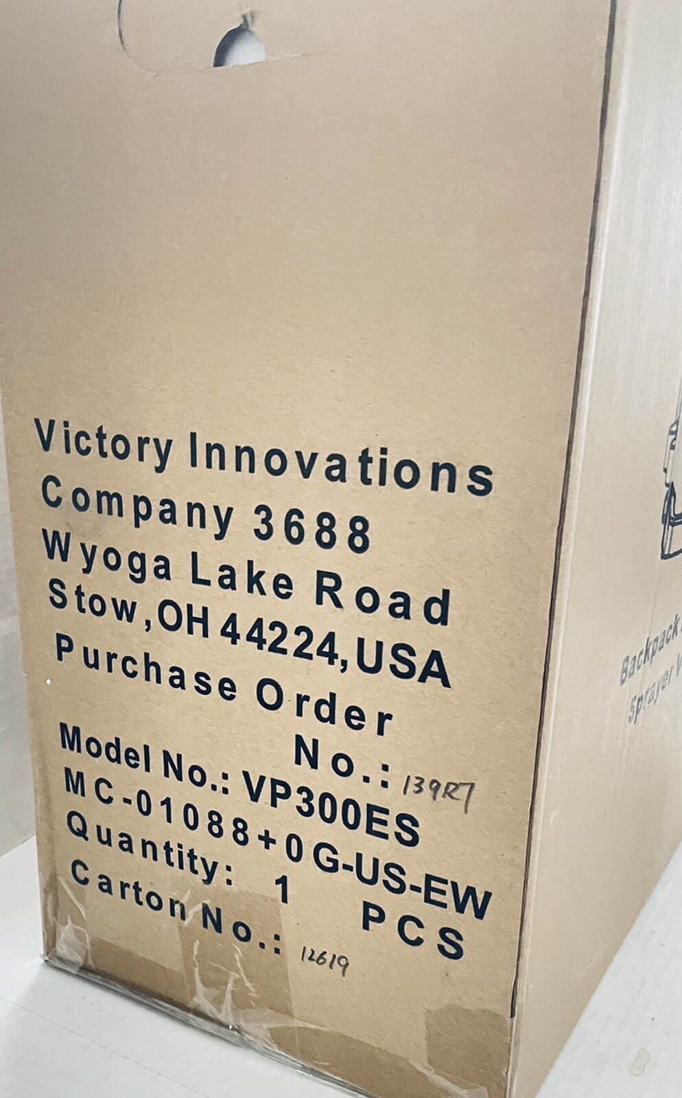 Victory Innovations VP300ES Professional Cordless Electrostatic