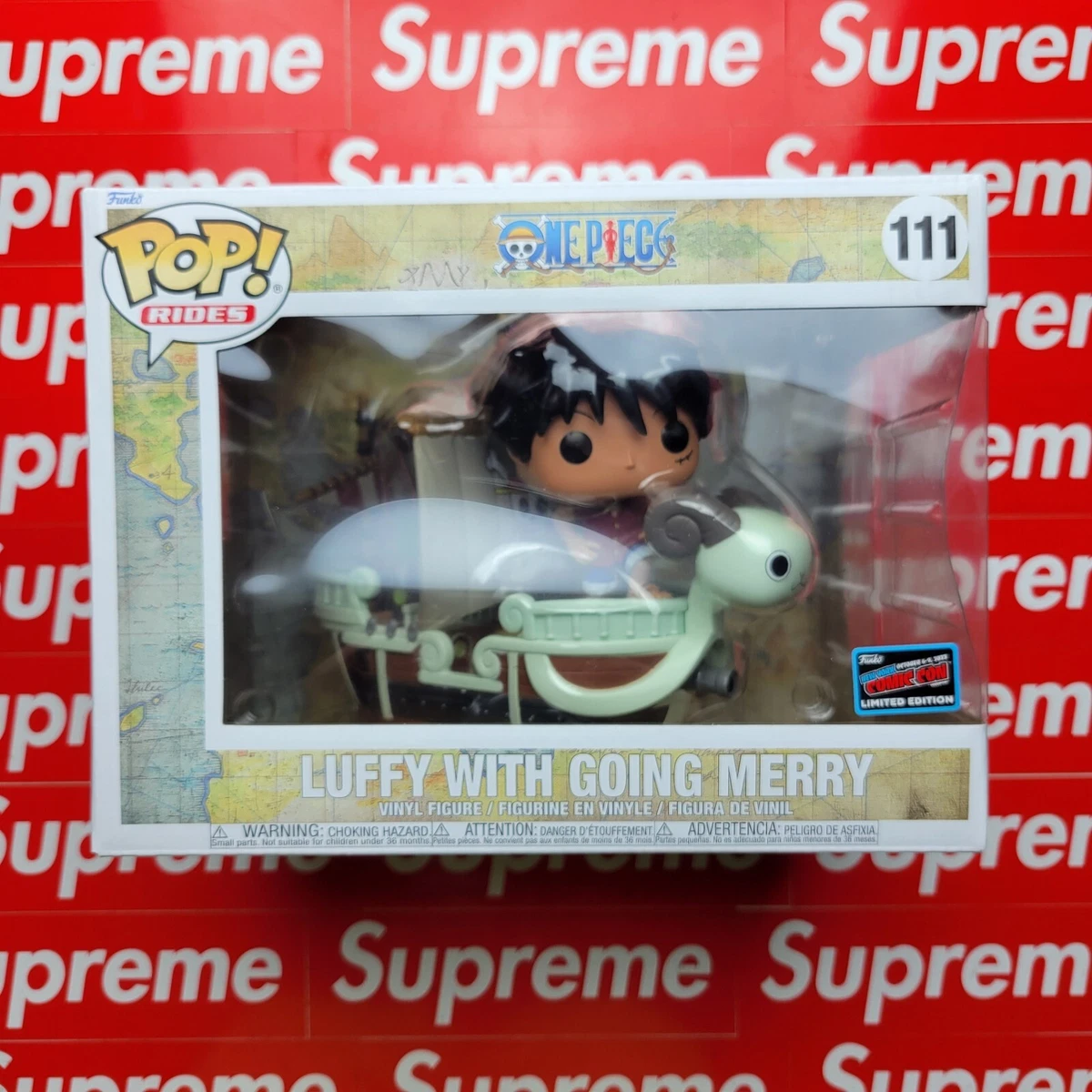 Funko Pop! Rides One Piece Luffy with Going Merry 2022 Fall Convention  Exclusive Figure #111 - US