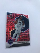 2020-21 Mosaic Donovan Mitchell Reactive Red Cereal Box SP #64 Utah Jazz