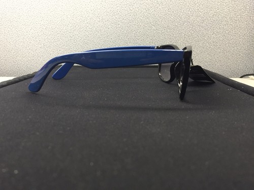 Gafas de sol Moda vated Active Eyeware Designer negras y azules protección UV 400 - Imagen 4 de 5