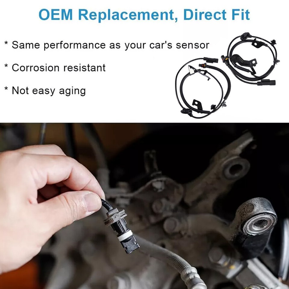 ABS Wheel Speed Sensor Rear Left +Right for 20072016 Dodge Caliber