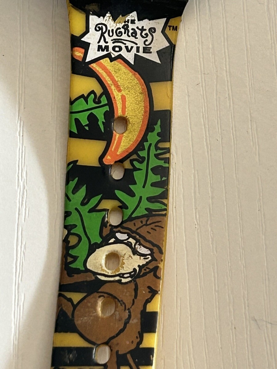 Vtg Rugrats The Movie 1998 Reptar Chuckie Watch Burger King NO