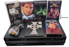 JVC HR-XVC26U DVD VCR Combo Player Recorder VHS w/Movies   Tested   RCA Jacks