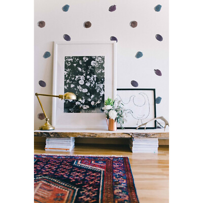 Fruit Pattern Minimalistic Botanical Dot Easy stick removable wallpaper