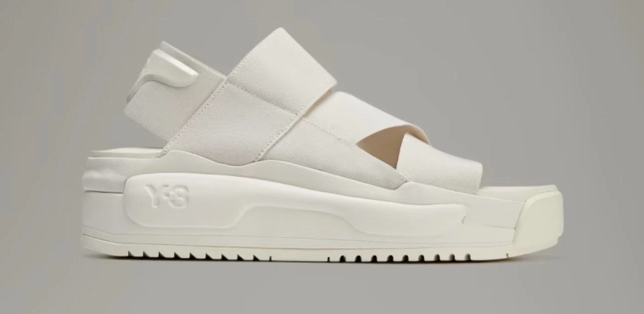 Sandali Adidas Y 3 Rivalry Yohji Yamamoto Off White FZ6400 da uomo taglia 11 5 y3