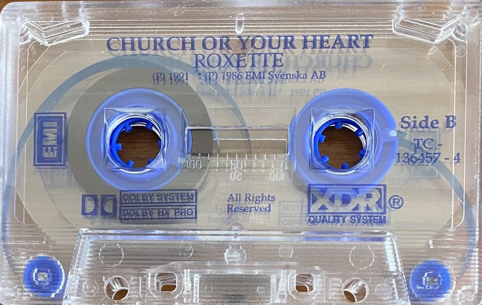 Roxette Church Of Your Heart Australian Cassette Cassingle - Image 4 of 4