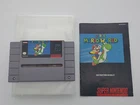SNES Super Nintendo Super Mario World Cartridge Manual Universal Case Cart Works
