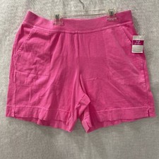 FRESH PRODUCE Shorts Key Largo Flamingo Jersey XS M L XL Cotton 7" Inseam Womans