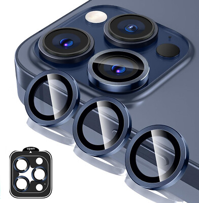 Wholesale Bulk Lot Metal Ring Camera Lens Protector For iPhone 16 15 Pro Max Pro