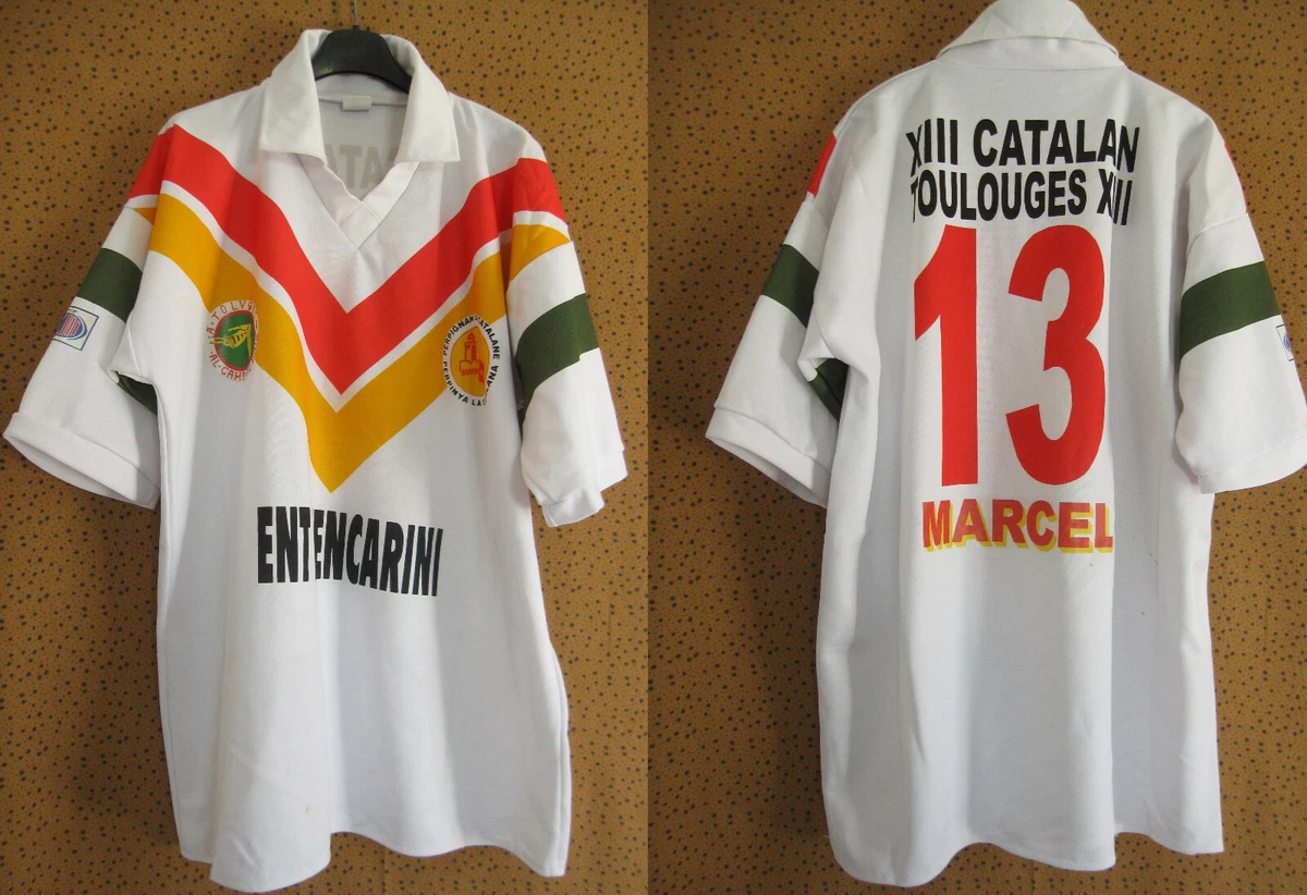 Maillot De Rugby Puma Dédicacé équipe De Perpignan (occasion)