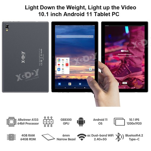 NEU XGODY 10.1'' HD Android 11 Tablet (2022) 8000mAh 64GB 5G WIFI 8MP OVP 🇩🇪 - Bild 12 von 13