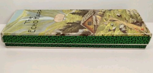 The Echo Harp Harmonica M Hohner Double Sided Key C/G Made In Germany 56/96 Rare - Picture 18 of 21