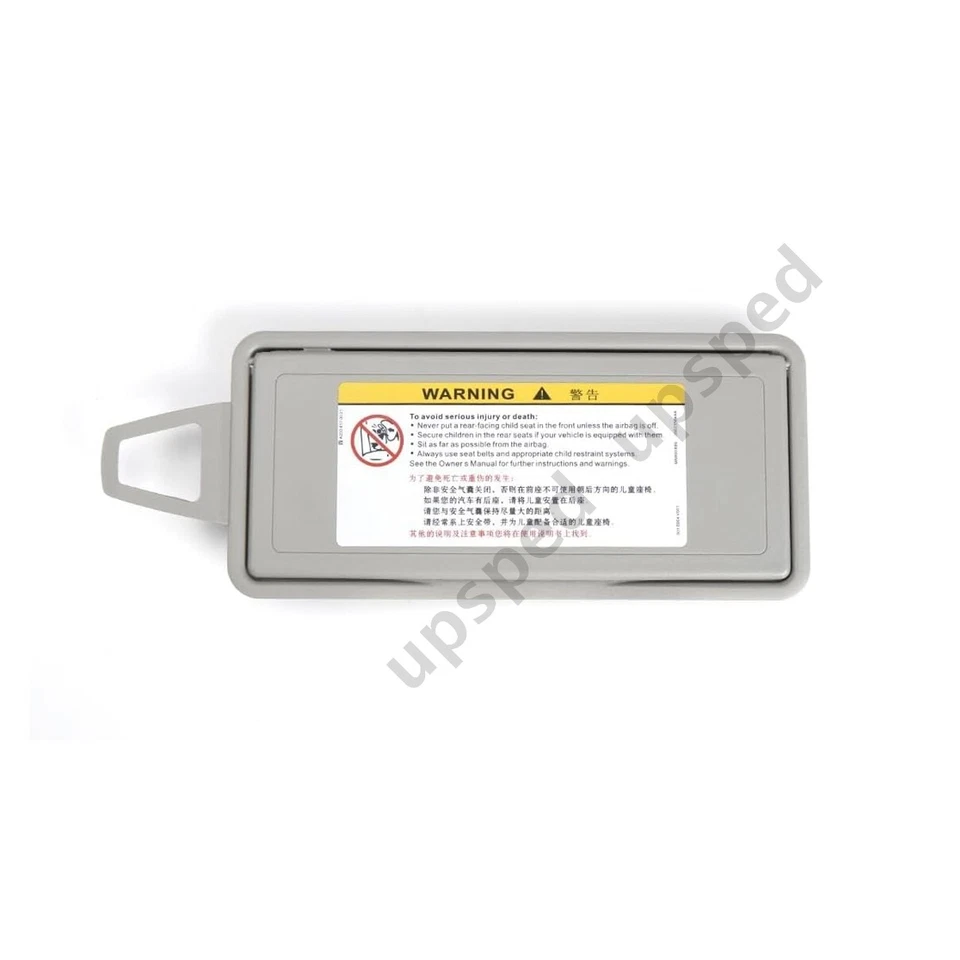 Gray Right Sun Visor Mirror Frame Cover For Mercedes-Benz S-Class W220 1998-2005 - Image 4 of 4