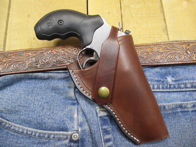 Leather Holster for S&W Models 60, 63,317,351. J Frames 3'' Barrel RH Cross Draw