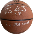 Toni Kukoč Signed Autographed Basketball JSA Authenticated 3x NBA Champ