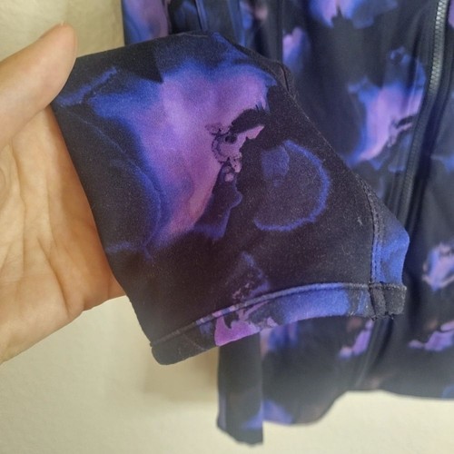 Zenergy UPF Floral Print Seamed Full Zip Jacket Sz L - Picture 5 of 9