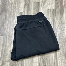 SYDER ACTIVE Elastic Drawstring Tie Waist Black Jogger Pants Men's Size Large