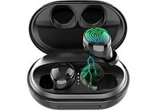 Wireless bluetooth stereo earbuds microphone with charging case