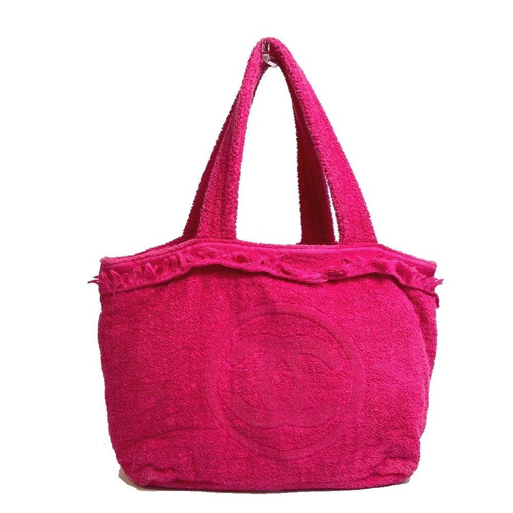 hot pink chanel tote shoulder