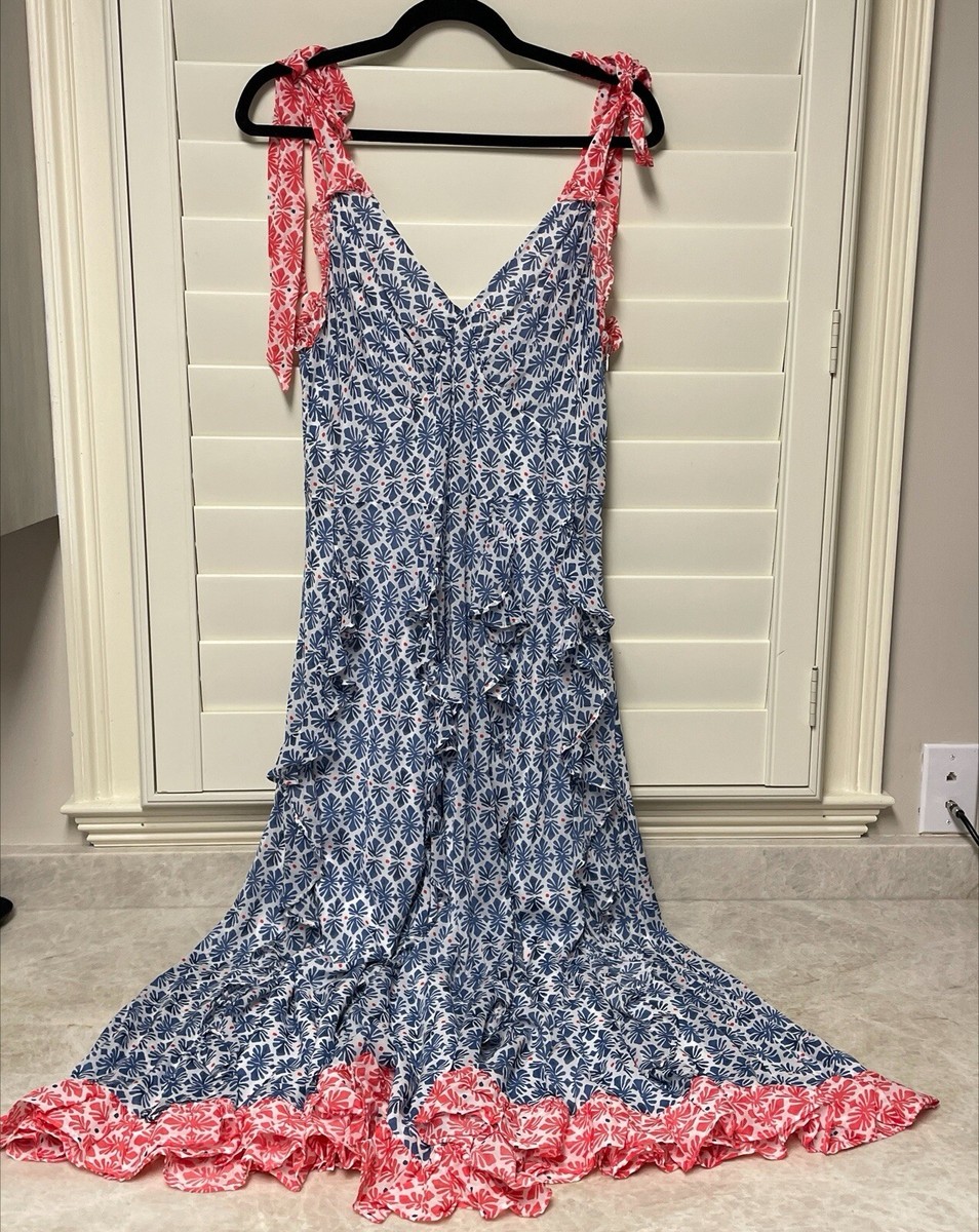 knee length dresses for ladies Floral Print Maxi Dress
