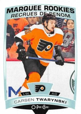 2019-20 O-Pee-Chee Update Rookies #633 Carsen Twarynski - Philadelphia Flyers - Bild 1 von 2