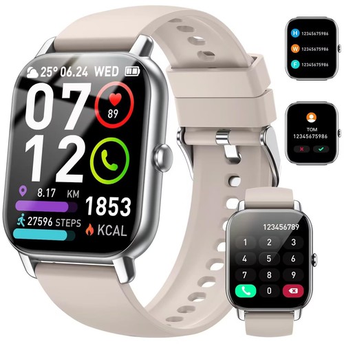 Smart Watch For Men/Women Waterproof Smartwatch Bluetooth For iPhone Samsung - Picture 4 of 31