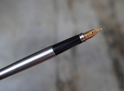 Stylo Plume PARKER 75 Flighter - Plume En Or Massif 18 Carats - Version Rare - Occasion
