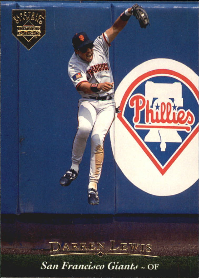 1995 (GIANTS) Upper Deck Electric Diamond Gold #87 Darren Lewis