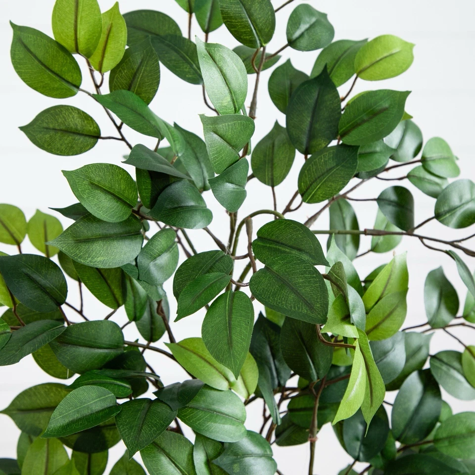4ft Ficus Artificial Tree with 950 Lvs Home Office Decor. Retail $92 - Image 3 of 4