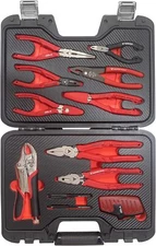 VAMPLIERS Premium 10-Piece Stripped Screws Extractor Set with Toolbox Storage